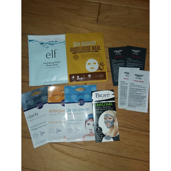 ELF Other - Face mask & pore strip skin care bundle biore elf